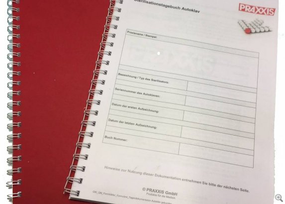 Tagesdokumentation gebunden